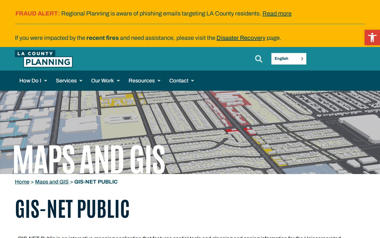 Lynwood neighbors county GIS-NET parcel tools